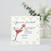 Invitation Dice Martini (Debout devant)