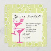 Invitation Dice Martini (Devant / Derrière)