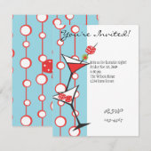 Invitation Dice Martini (Devant / Derrière)