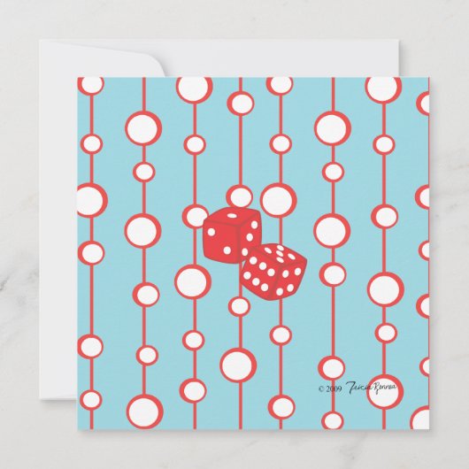 Invitation Dice Martini (Dos)