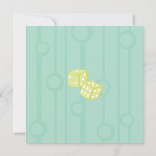 Invitation Dice Martini (Dos)