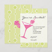 Invitation Dice Martini (Devant / Derrière)