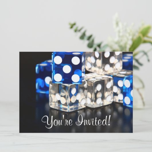 Invitation Dice Party (Debout devant)