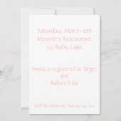 Invitation Diddels Farm Pig Baby shower Invitation-Pink-Blue (Dos)