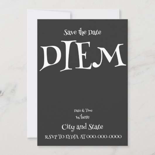 INVITATION DIEM (Devant)