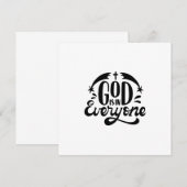 Invitation Dieu (Devant / Derrière)