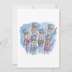 Invitation Dieu repose, messieurs, joyeux