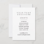 Invitation dieu sauve la reine (Dos)