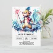Invitation Digital Chic Singe Anniversaire (Debout devant)