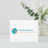 Invitation Digital Download | Global Communication card (Debout devant)