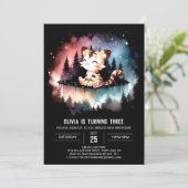 Invitation Digital Dreamy Tiger Anniversaire (Debout devant)