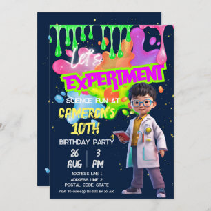 Invitation Digital Glow Science TEM Expérience téléchargeable