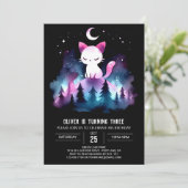 Invitation Digital Happy Chat Anniversaire (Debout devant)