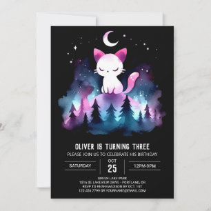 Invitation Digital Happy Chat Anniversaire