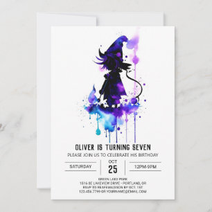 Invitation Digital Little Wizard Anniversaire magique