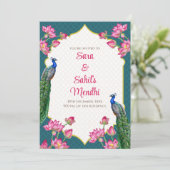 Invitation Digital Mehndi invitation & Digital Dho (Debout devant)