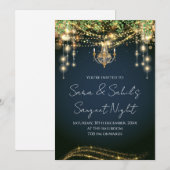 Invitation Digital Sangeet invite & Indian Sangeet invite bec (Devant / Derrière)