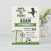 Invitation Digital Sports Party pour garçons et fi (Debout devant)