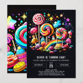 Invitation Digital Sweet Wonderland (Devant / Derrière)