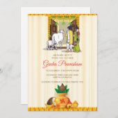 Invitation digitale indienne Telugu (Devant / Derrière)