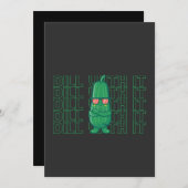 Invitation Dill Avec Ça Mème Drôle Pickle Lunettes de Soleil  (Devant / Derrière)