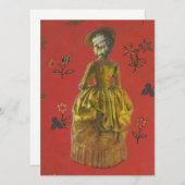 Invitation d'illustration de mode féminine (Devant / Derrière)