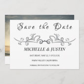 Invitation d'image en couple élégant (Devant / Derrière)