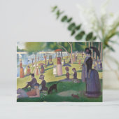 Invitation Dimanche après-midi sur l'île de la La grand Jatte (Debout devant)