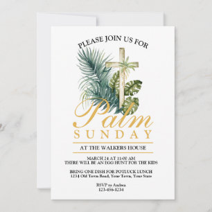 Invitation Dimanche des Rameaux
