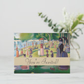 Invitation Dimanche sur La Grande Jatte Seurat Peinture (Debout devant)