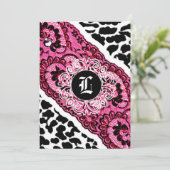 Invitation Dina de commande personnalisée 311 (Debout devant)