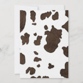 Invitation DINA Space Cowgirl Desert fête d'anniversaire (Dos)