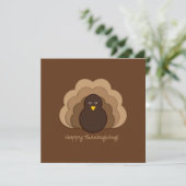 Invitation Dinde de Thanksgiving (Debout devant)