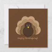 Invitation Dinde de Thanksgiving (Devant)