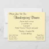 Invitation Dinde de Thanksgiving vintage, aigle, drapeau amér (Dos)