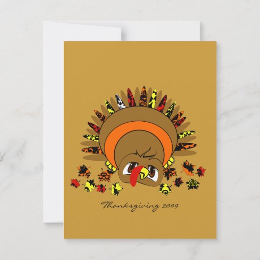 Invitation Dinde Mignon (Dos)