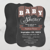 Invitation d'indicateur de tableau de bord Brown (Devant / Derrière)