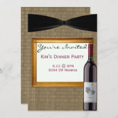 Invitation Dîner (Devant / Derrière)