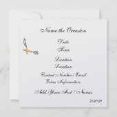 Invitation dîner (Dos)