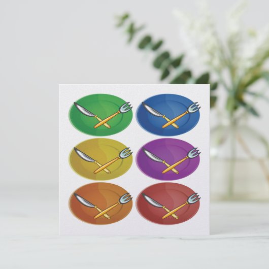 Invitation dîner (Debout devant)