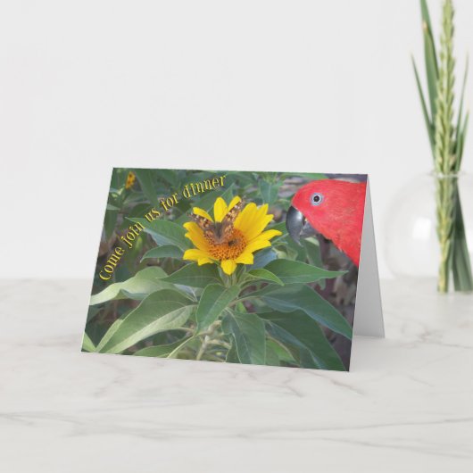 Invitation dîner (Devant)