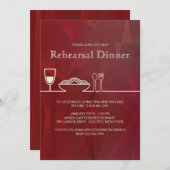 Invitation Dîner (Devant / Derrière)