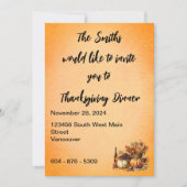 Invitation dîner (Devant)