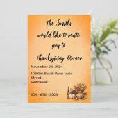 Invitation dîner (Debout devant)