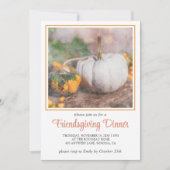 Invitation Dîner Amical (Devant)