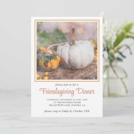 Invitation Dîner Amical (Debout devant)