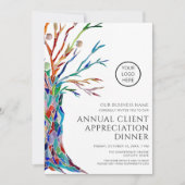 Invitation Dîner annuel d'appréciation du client (Devant)