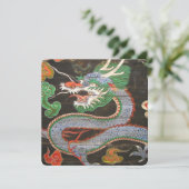 Invitation Dîner asiatique| Dragon (Debout devant)