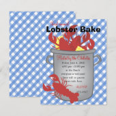 Invitation Dîner au homard (Devant / Derrière)