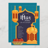 Invitation Dîner aux lanternes Iftar (Devant / Derrière)